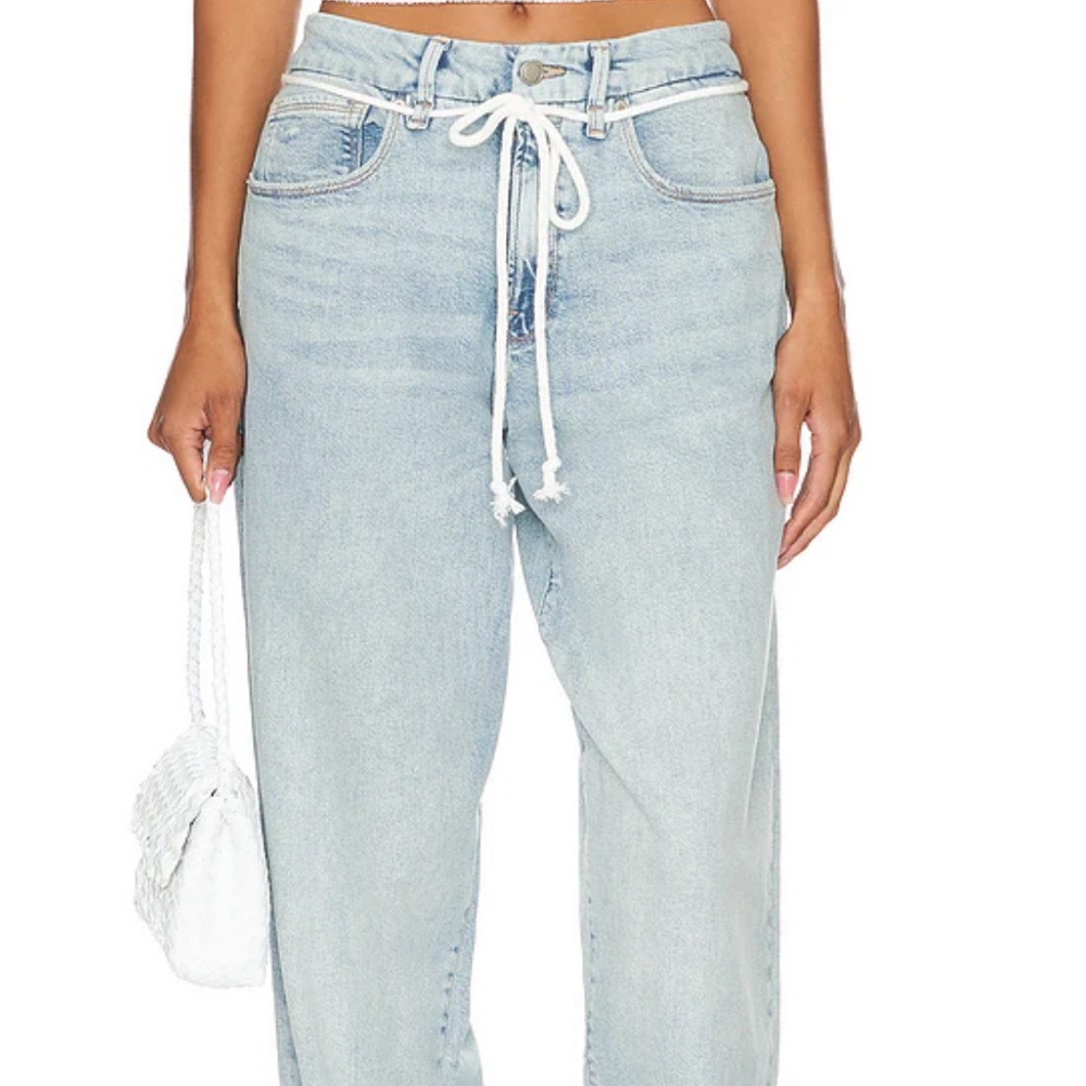 Good American Light Blue Baggy Jeans